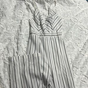 Striped Jumpsuit
